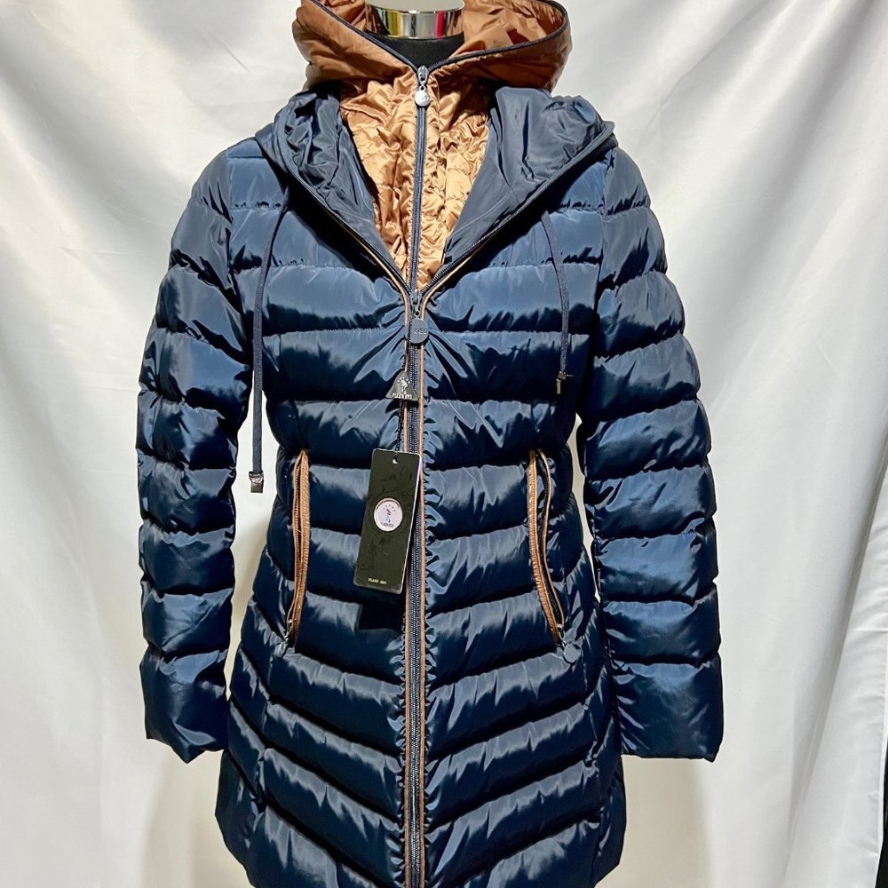NEW Duck Down Flash Geo Super Warm Winter Coat & Puffer Jacket Plus Size